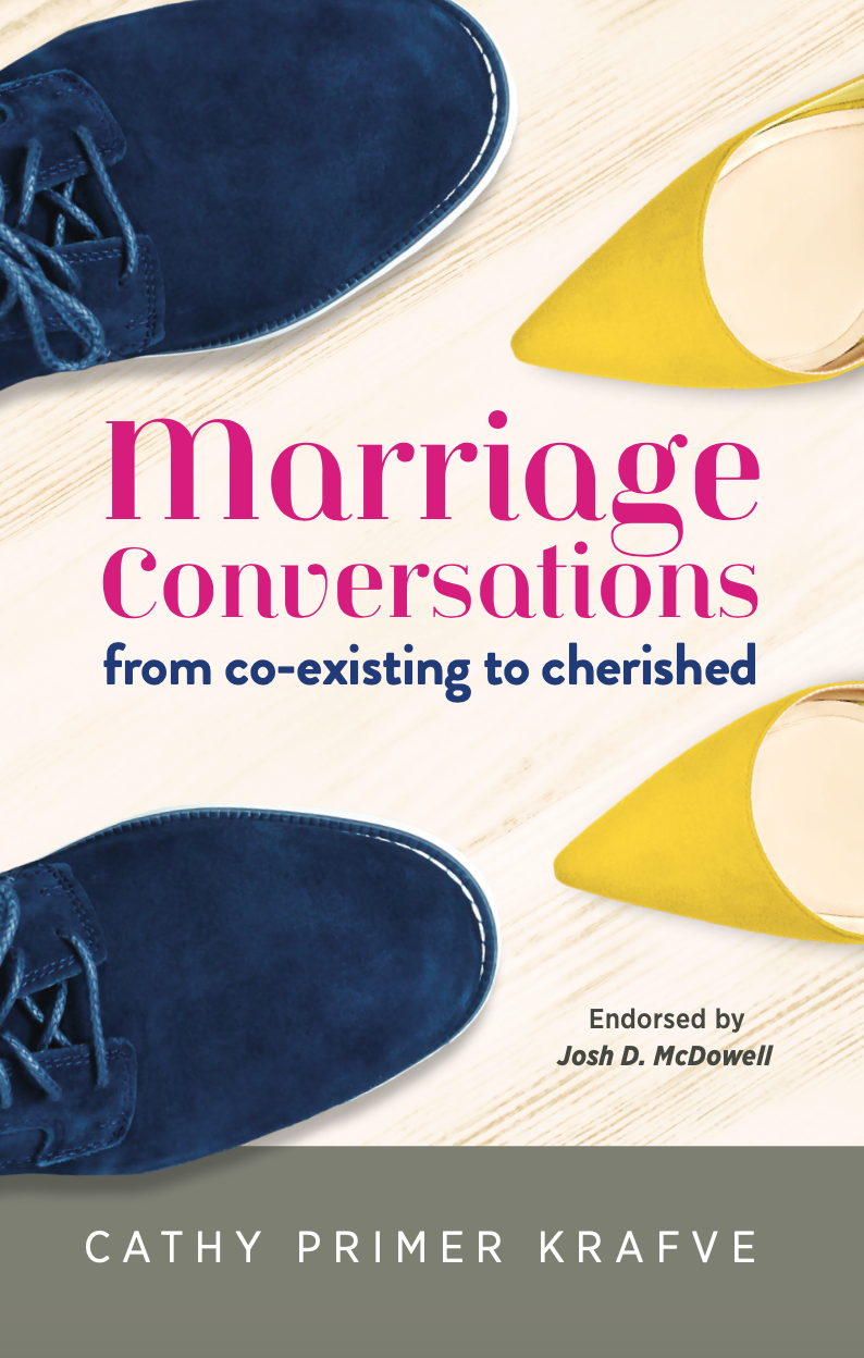 Marriage Conversations: From Coexisting to Cherished Our latest book. Packed with good stuff! 